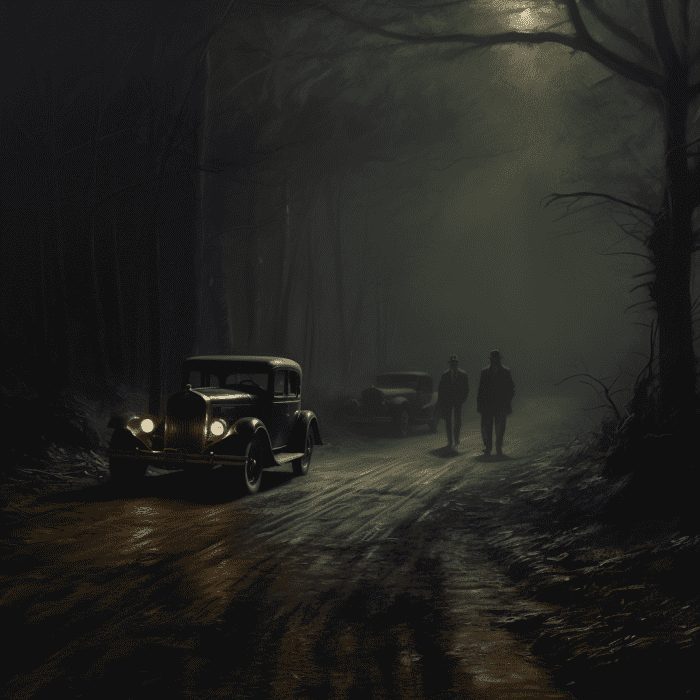 Christy deserted road foggy night one car has a radiator smokin bb7cb684 4161 4ad1 9b04 7db9fe68e107